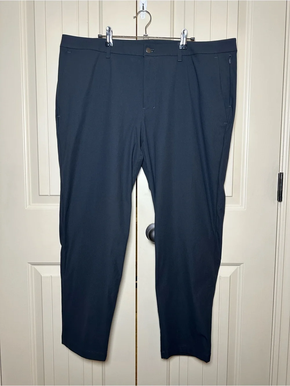 Lululemon ABC Commission Pant Men's 40 Slim Fit Warpstreme Dark Gray Stretch